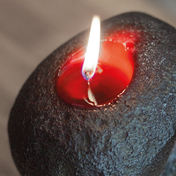 CANDWAX Gold Big Skull Candle