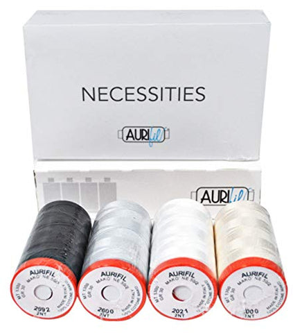 Aurifil USA Necessities Thread Collection 50wt 4 Large Spools