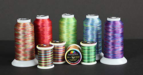 Superior Threads - Variegated Trilobal Polyester Thread for Quilting, Embroidery, and Decorative Stitching, Fantastico #5024 Opalescence, 2,000 Yds.