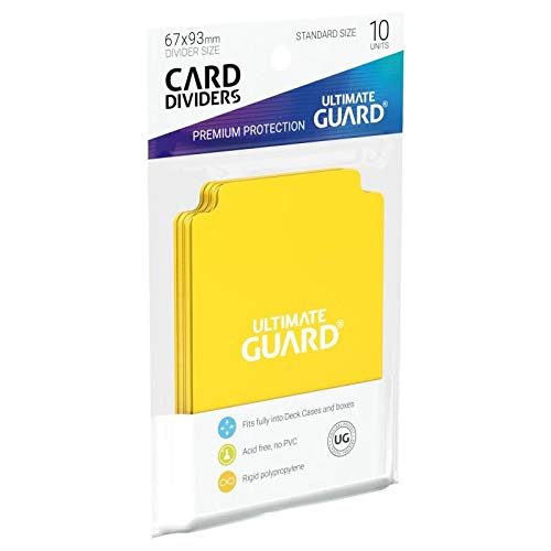 Ultimate Guard Card Dividers Standard Size Yellow
