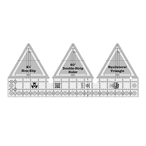Creative Grids 60 Degree Double-Strip Quilt Ruler