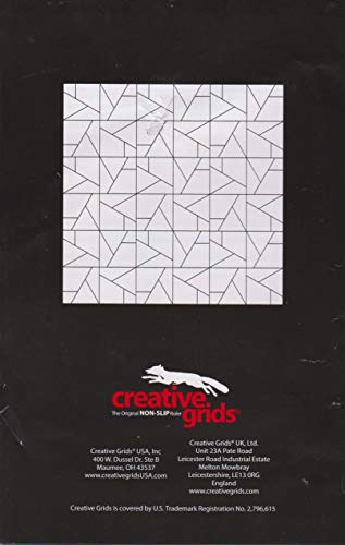 Creative Grids Scrap Crazy 6 Templates Quilt Ruler