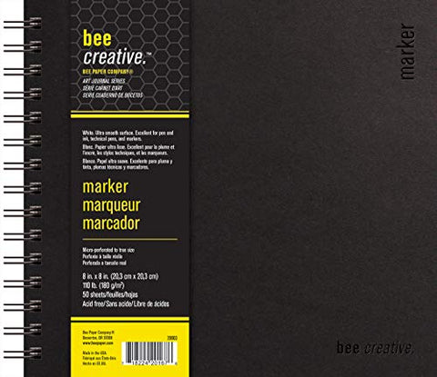 BEE CREATIVE 8"X8" MARKER ART