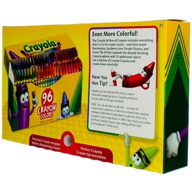 96 ct. Crayons - Non-Peggable
