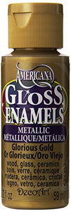 Americana 2-oz. Glorious Gold Gloss Enamel Paint