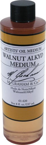 M. Graham 8-Ounce Walnut/Alkyd Medium