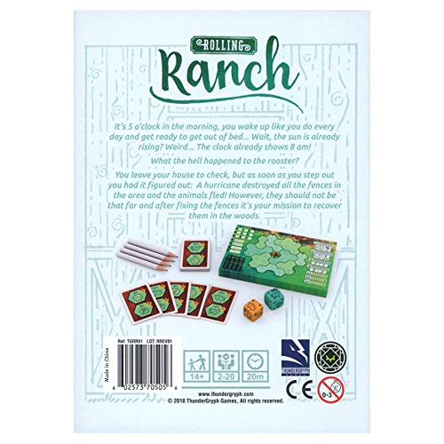 Lucky Duck Games Rolling Ranch Board Game