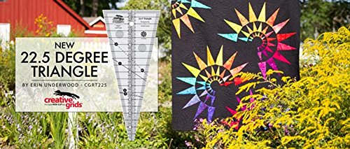 Creative Grids USA Creative Grids 22-1/2 Degree Triangle Ruler