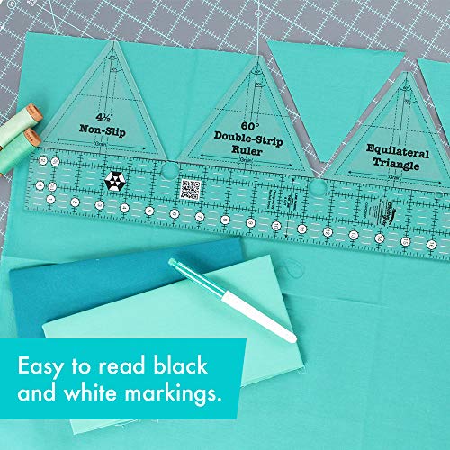 Creative Grids 60 Degree Double-Strip Quilt Ruler