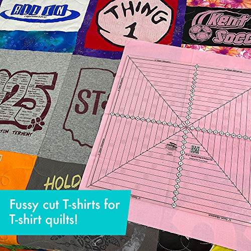 Creative Grids USA Creative Grids 14-1/2in Square It Up or Fussy Cut Square Quilt Ruler