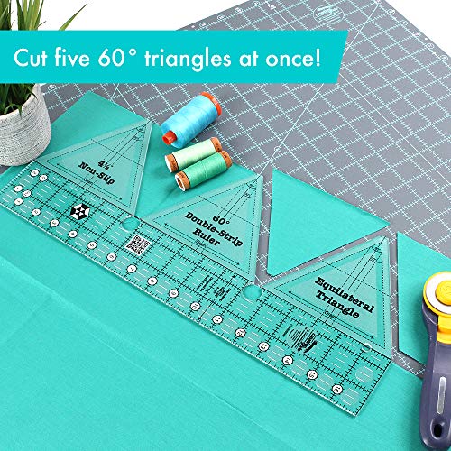 Creative Grids 60 Degree Double-Strip Quilt Ruler