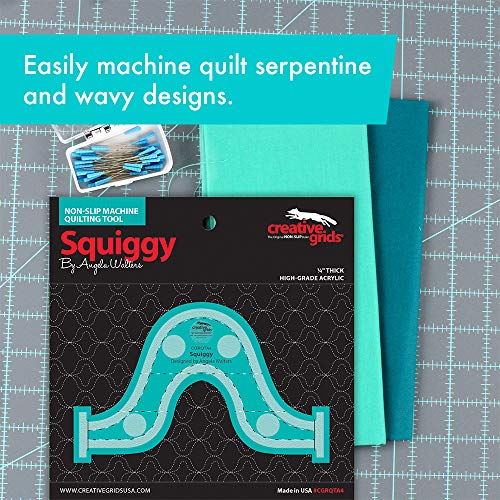  Creative Grids Machine Quilting Tool - Squiggy - CGRQTA4