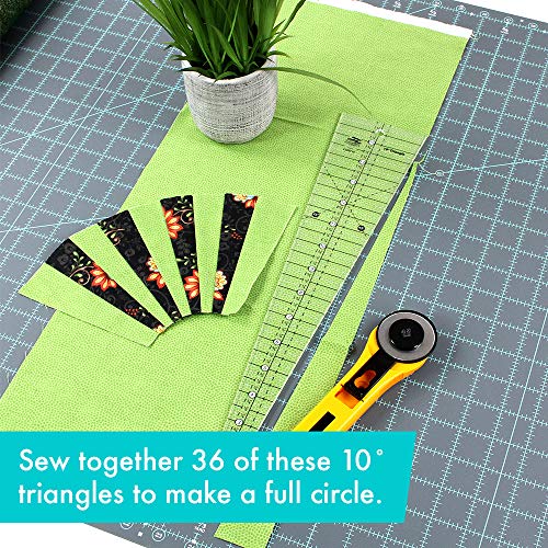 Creative Grids USA Creative Grids 10 Degree Triangle Ruler