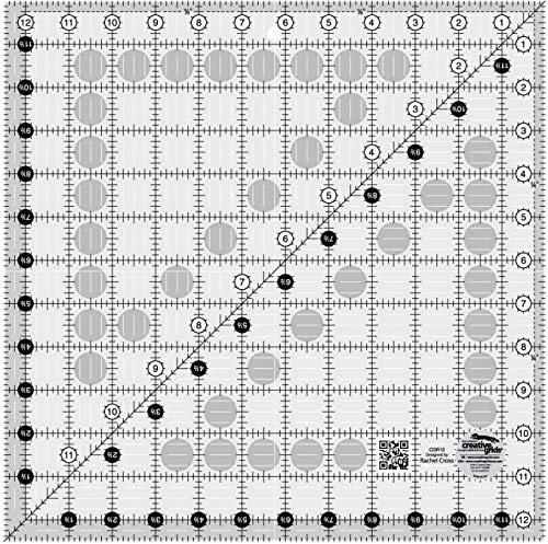 Creative Grids Quilt Ruler 12-1/2in Square