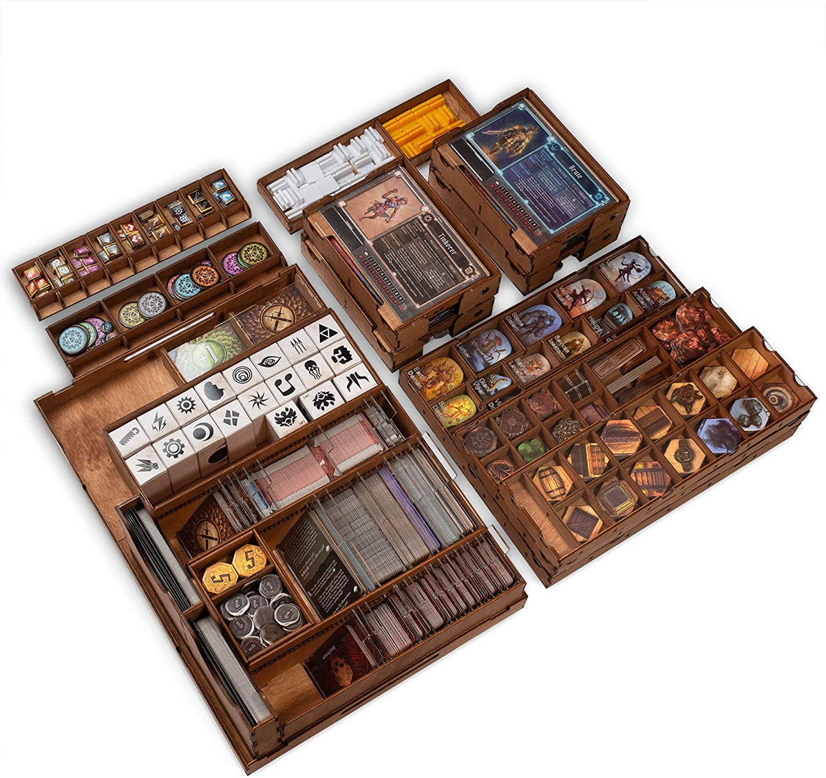 best tackle box for gloomhaven Organizer Made of Wood Eagle Claw Featherlight Spinning in storage areas that 50LRSA 2SP Size:SST 3.5