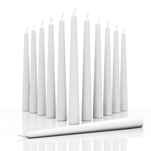 CANDWAX Snowy Taper Candles - BIG SET