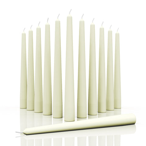 CANDWAX Pearl Taper Candles - BIG SET