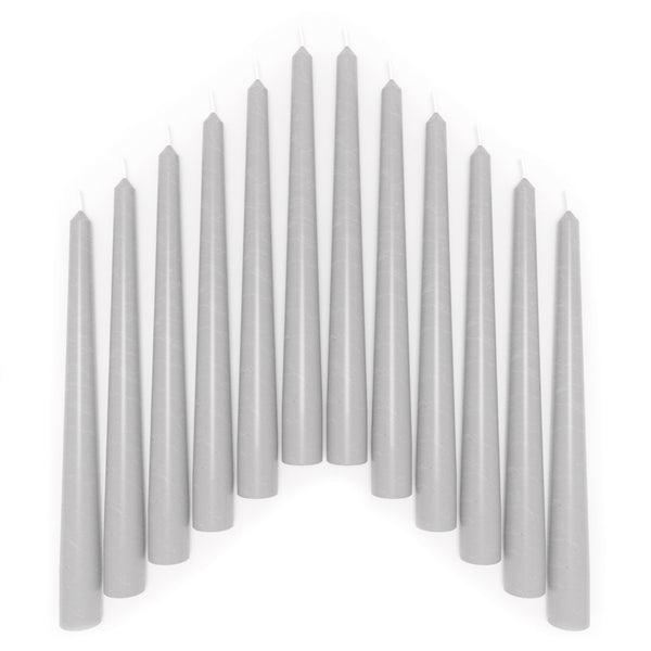 Light Grey Taper Candles