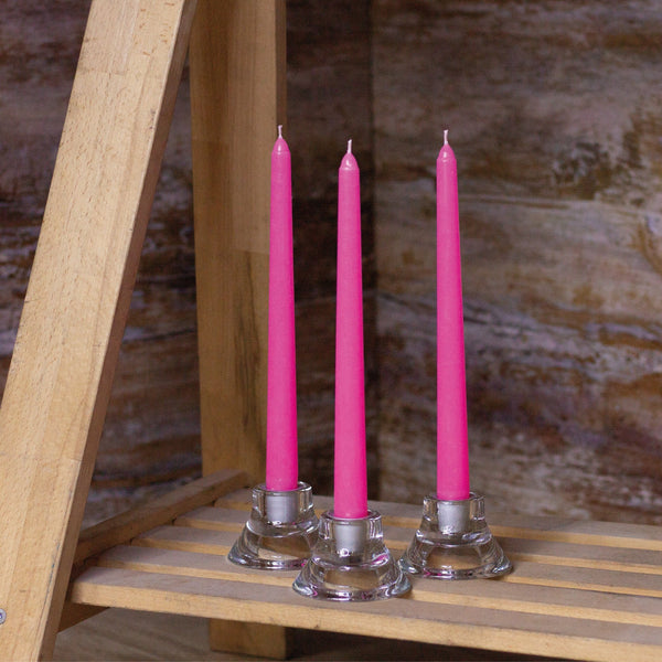 CANDWAX Pink Taper Candles