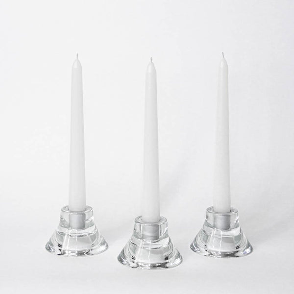 CANDWAX White Taper Candles