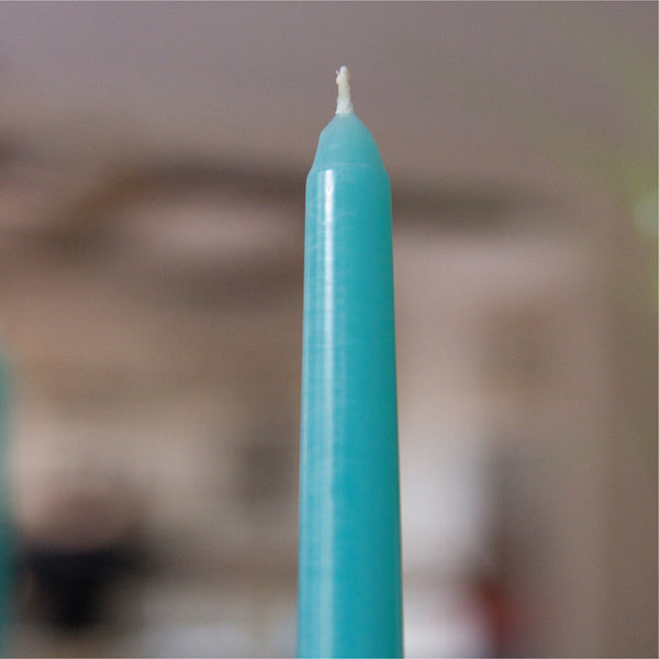 CANDWAX Turquoise Taper Candles