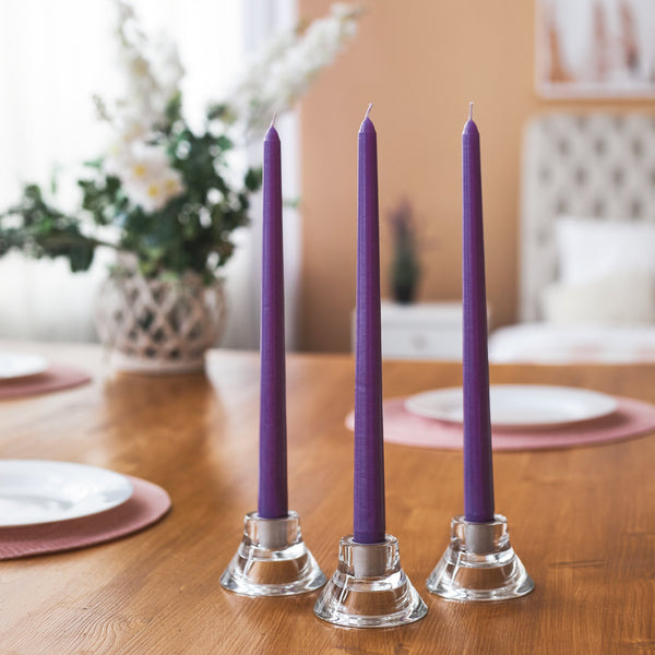 Purple Taper Candles