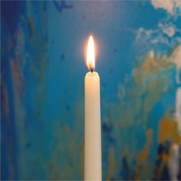 CANDWAX Ivory Taper Candles