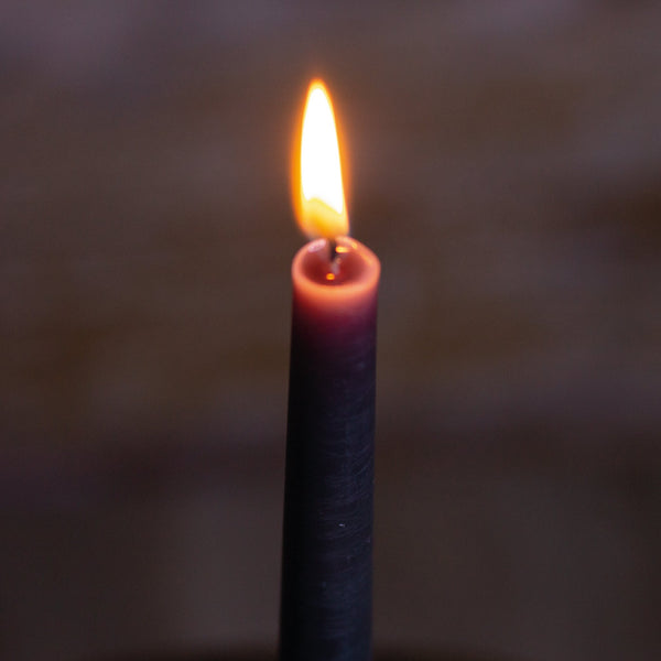CANDWAX Dark Gray Taper Candles