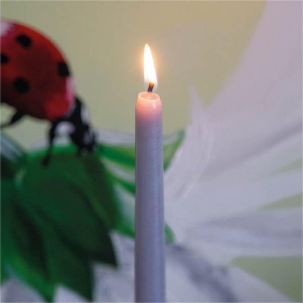 CANDWAX Gray Taper Candles