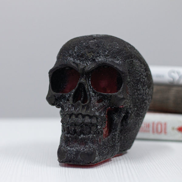 CANDWAX Black Big Skull Candle