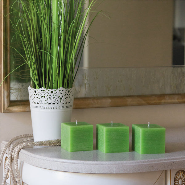 CANDWAX Olive Square Candles