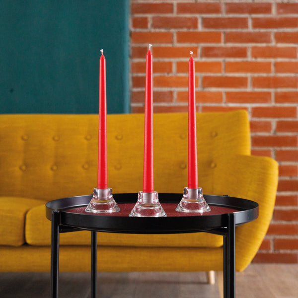 CANDWAX Red Taper Candles