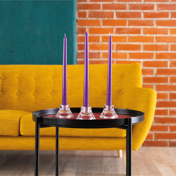 CANDWAX Purple Taper Candles