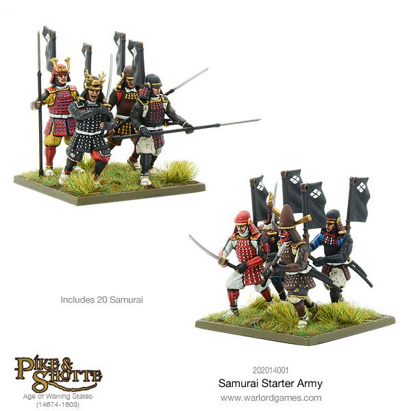 Pike & Shotte Warlord Games, Samurai Starter Army