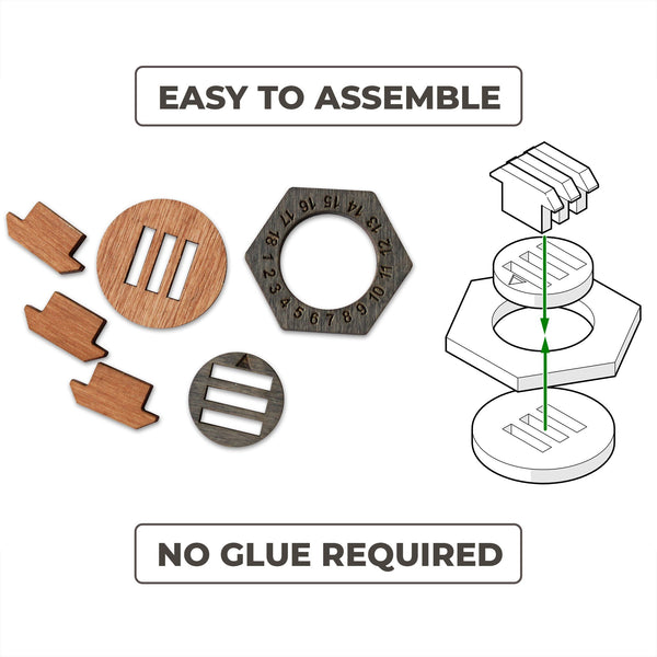 How to assemble wooden monster stands for Gloomhaven / Made by Smonex