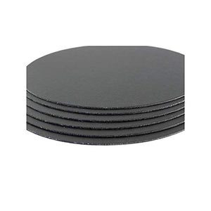 VALUE SERIES CUT EDGE BLACK CANVAS PANEL ROUND 6PK 8 INCH