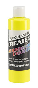 Createx Colors Paint for Airbrush, 8 oz, Fluorescent Yellow