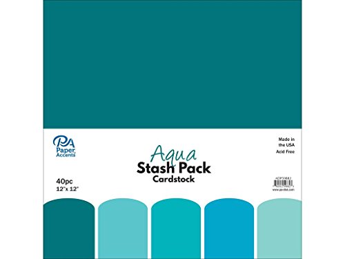 Stash Pack 12x12 40pc Aqua