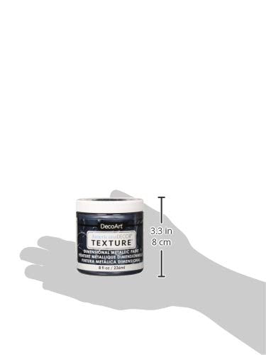 Decoart Americana Texture Metallics 8oz Pewter