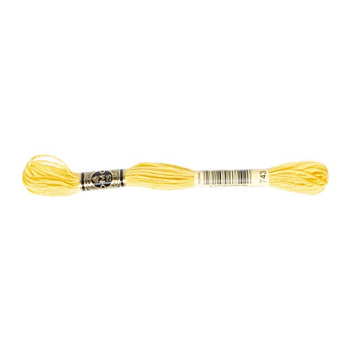 Embroidery Floss 8,7yd 12ct MEDIUM YELLOW