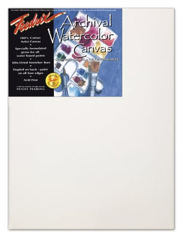 Fredrix 5542 Stretched Watercolor Canvas, 24 by 36-Inch