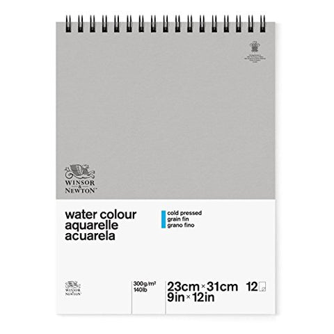 W&N Classic Water Colour Spiral Pad 140lb CP - 9x12"