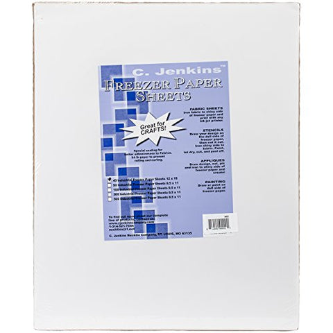 C. Jenkins Freezer Paper Sheets, 12 by 15-Inch, 40 Per Package