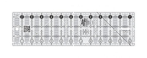 Creative Grids Quick Trim Ruler 3-1/2in X 12-1/2in Rectangle