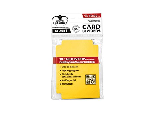 Ultimate Guard Card Dividers Standard Size Yellow