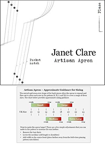JANET CLARE "ARTISAN APRON" Sewing Pattern