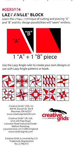 Creative Grids Lazy Angle Quilt Ruler