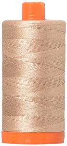 Aurifil Mako Cotton Thread Solid 50wt 1422yds Antique Blush