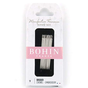 Bohin Bohin Embroidery / Crewel Needles Sizes 9