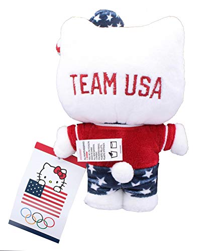 Hello Kitty Team USA Olympian Plush Toy, 6-inch Height